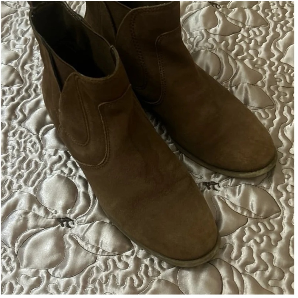 Nine West Brown Ankle Boots